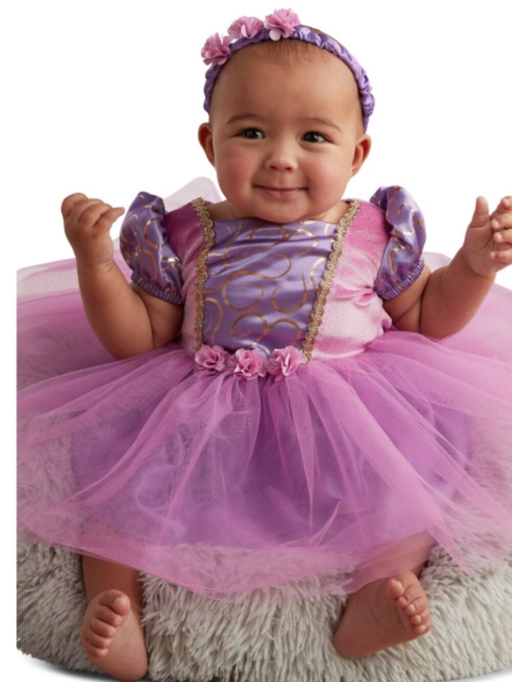 NWT WHAT A CHARACTER 3pc Infant Girl Fairytale Princess Costume - Picture 2 of 10